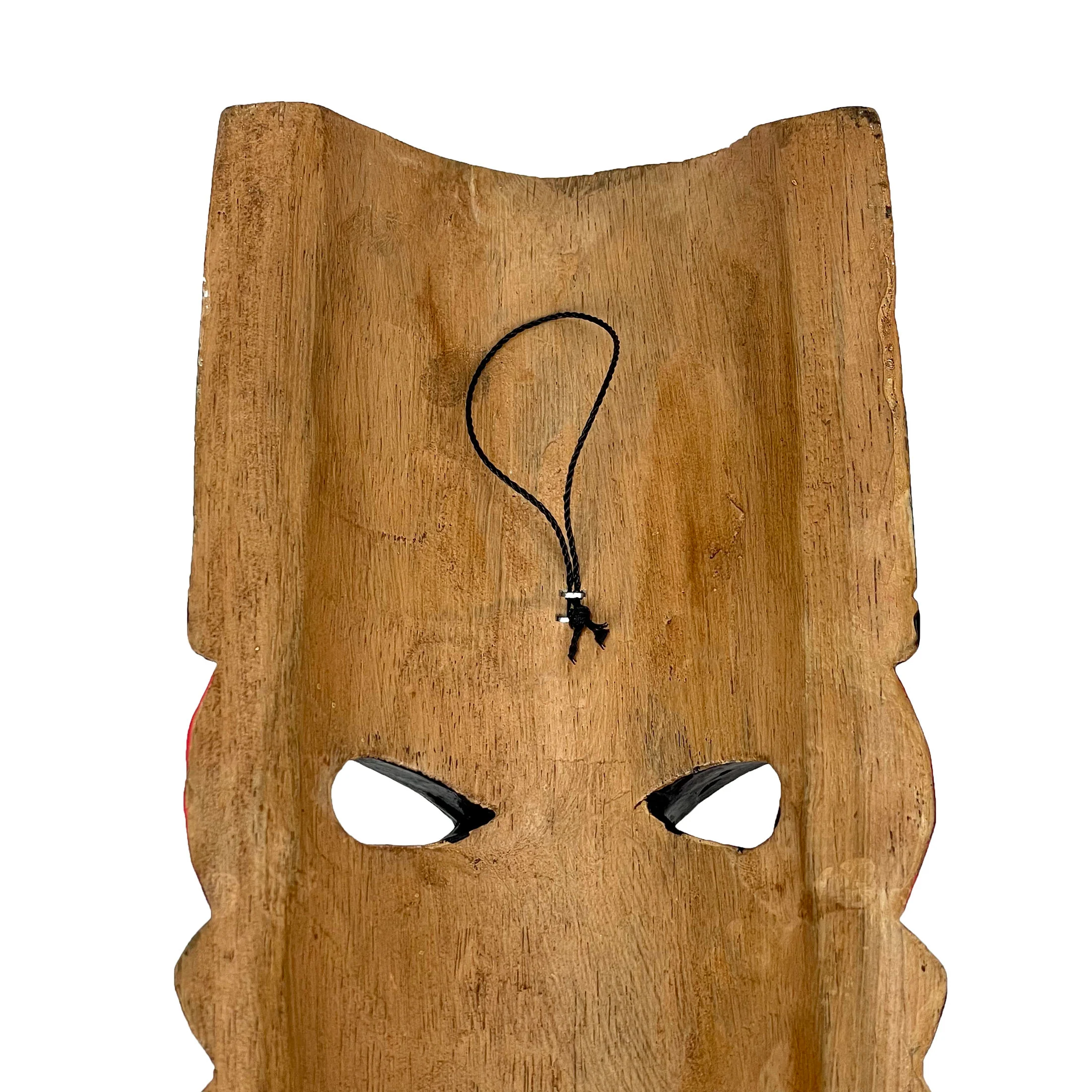 Set of 10 Hand-Carved Tropical Island Style Tiki Masks Decorative Wall Hangings 12 Inches High - Image 5