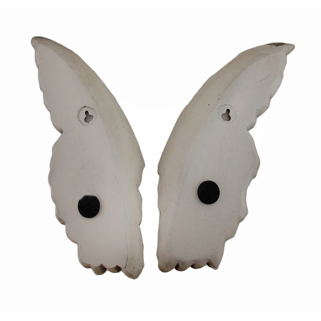 Wings of Protection Pair of 11 inch Aged Finish Wall Sculpture - Angel Wings Art Wall Decor - Image 3