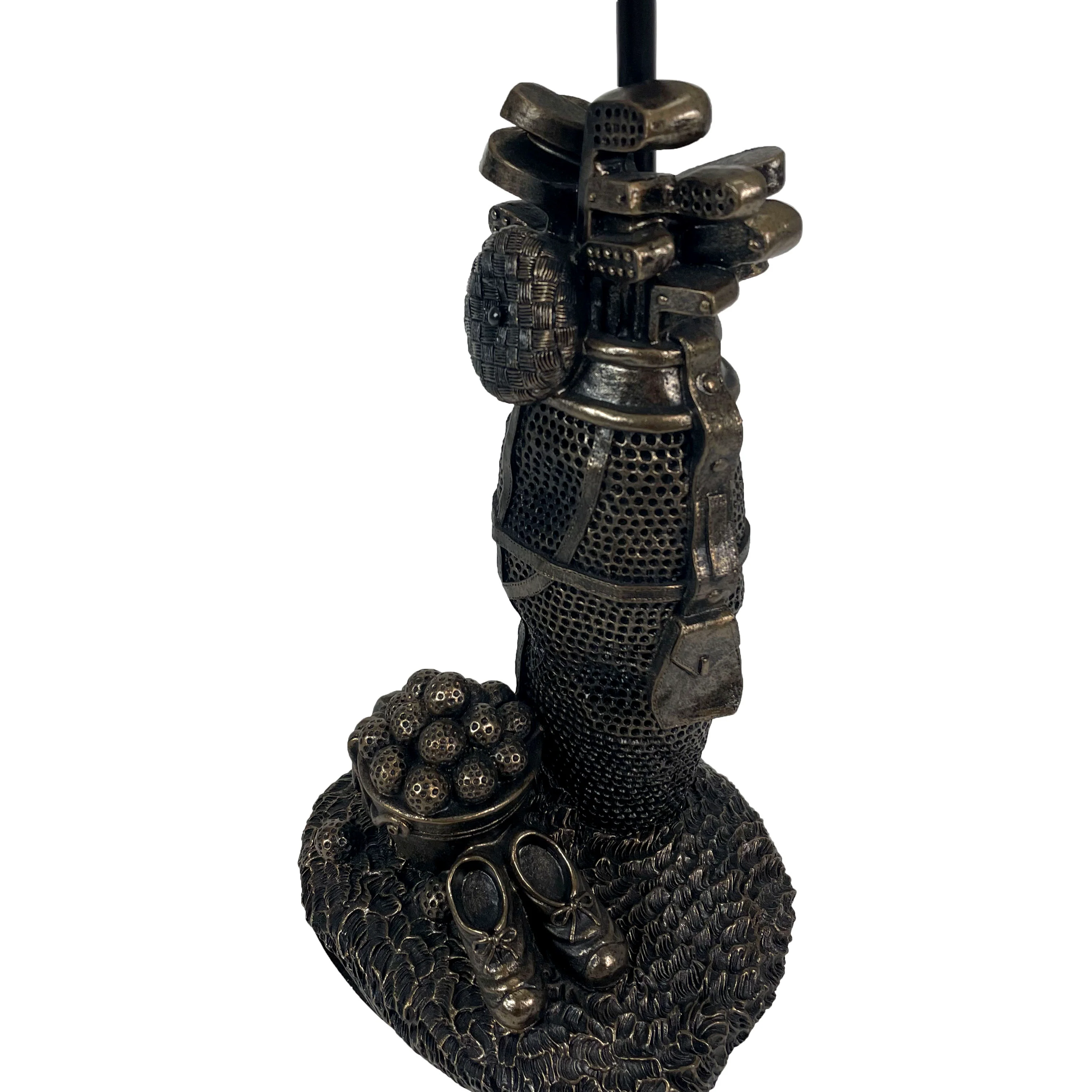 Golf Lovers Tee Time Light Golf Bag Table Lamp with Decorative Shade - Image 3