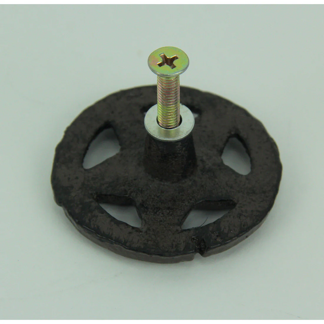 Set of 24 Rustic Brown Cast Iron Western Star Drawer Pulls Cabinet Knobs - Image 3