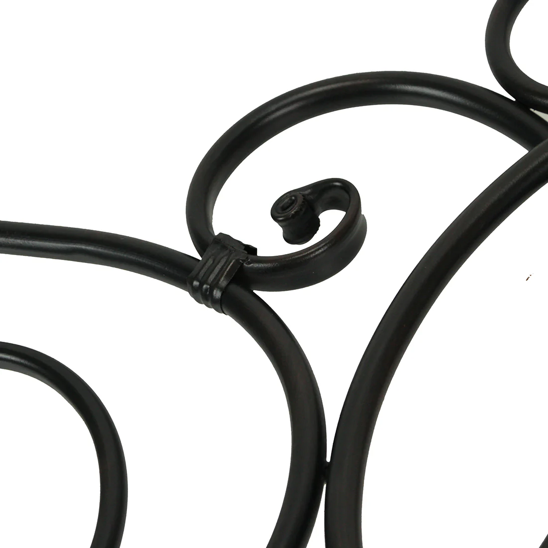 54 Inch Metal Wall Art Scroll Hanging Door or Window Decor Antique Bronze Accent Rustic Decorative Arch - Image 9