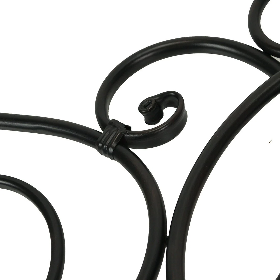 Set of 2 54 Inch Metal Wall Art Scrolls Hanging Door Or Window Decor Antique Bronze Accent Rustic Decorative Arch - Image 9