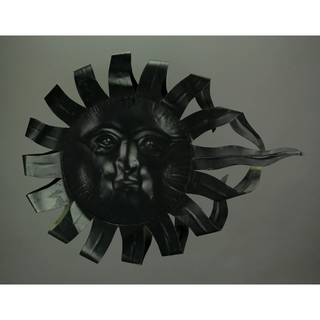 Two Tone Metal Celestial Sun Wall Sculpture - Image 3