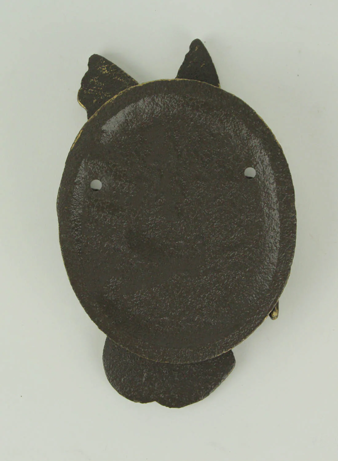 Antique Bronze Cast Iron Hummingbird and Flower Front Door Knocker Entry Decor - Image 3