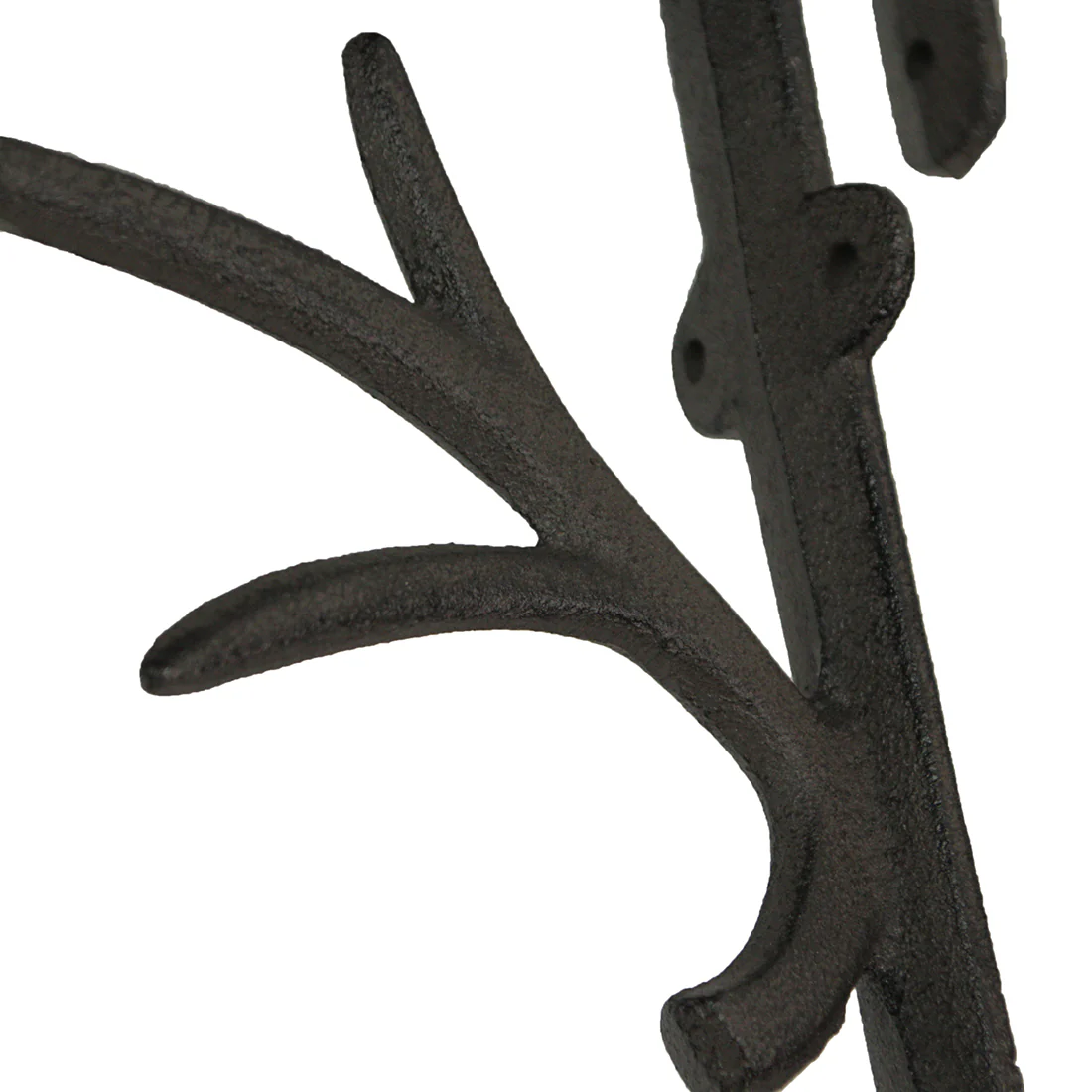 Set of 2 Cast Iron Deer Antler Decorative Shelf Brackets - Image 6