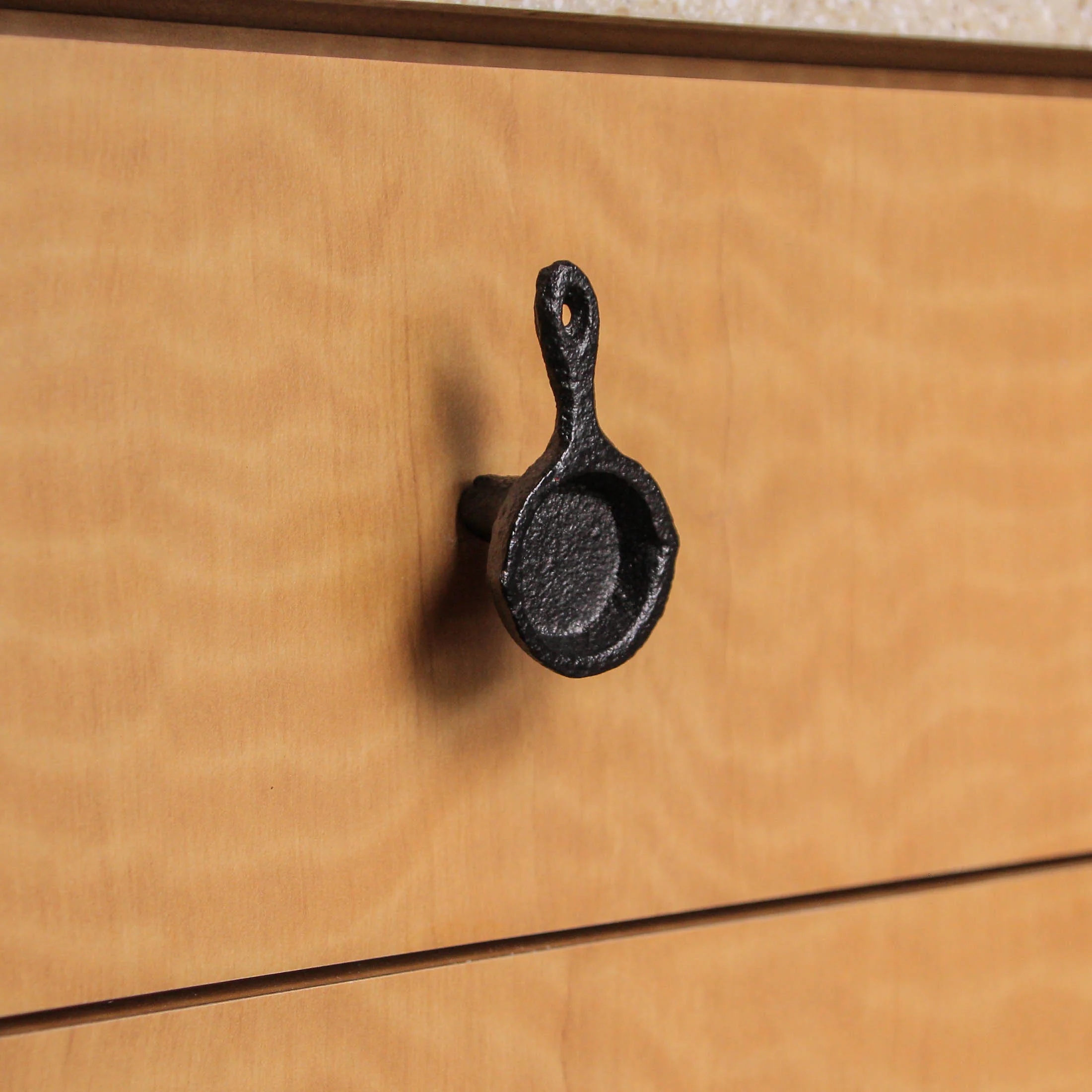 Set of 6 Mini Cast Iron Skillet Drawer Pulls Decorative Kitchen Cabinet Knobs - Image 10