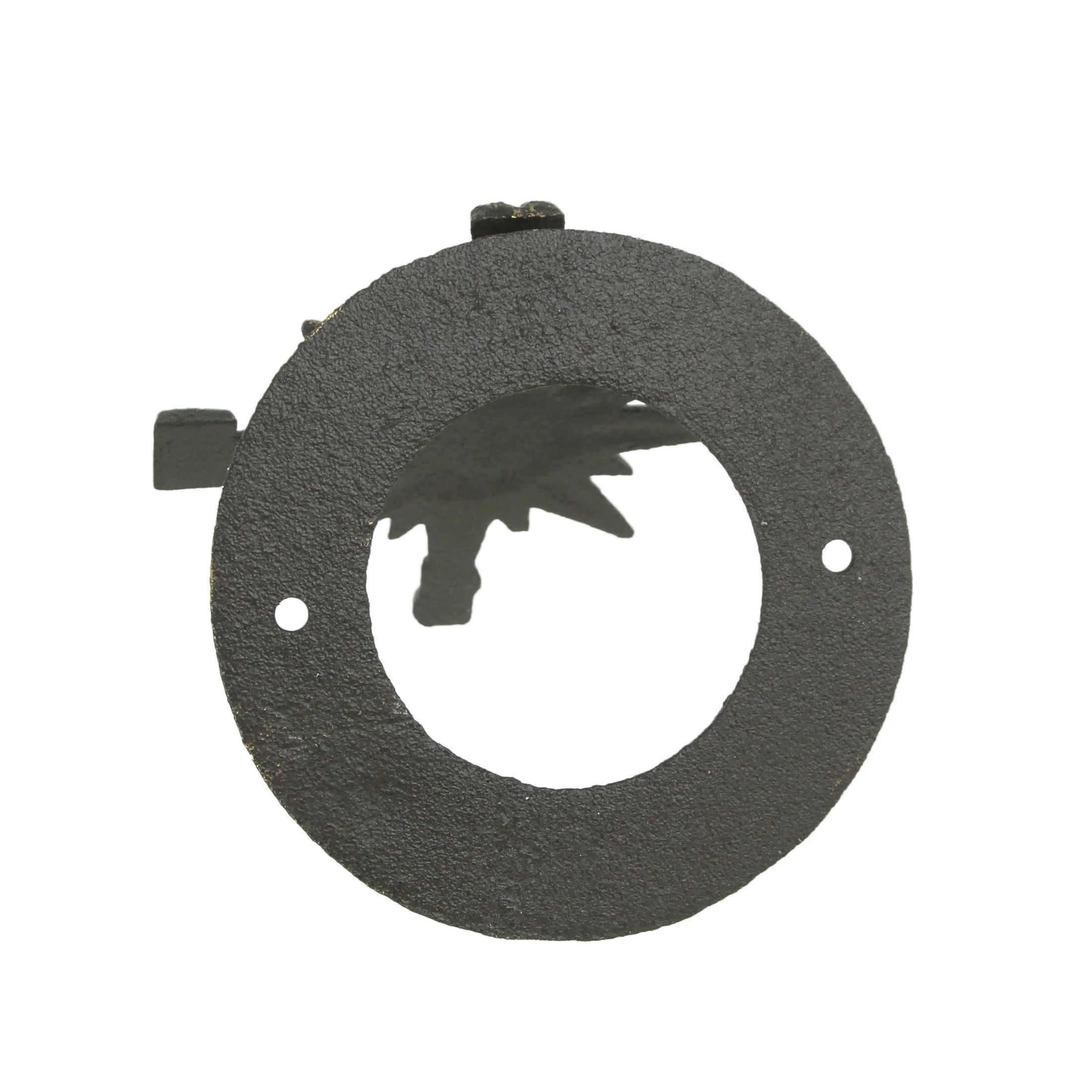 Bronze Cast Iron Decorative Sun Nautical Compass Rose Door Knocker Rustic Home Decor - Image 3