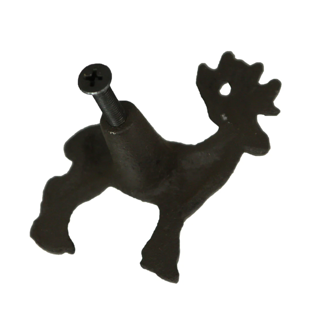 Set of 6 Cast Iron Deer Drawer Pulls Decorative Cabinet Knob Rustic Home Decor - Image 10
