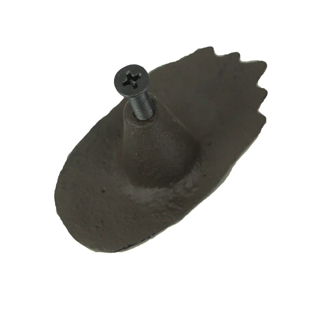 Set of 6 Cast Iron Animal Tracks Bear Foot Cabinet Knob Drawer Pulls Cabin Decor - Image 5