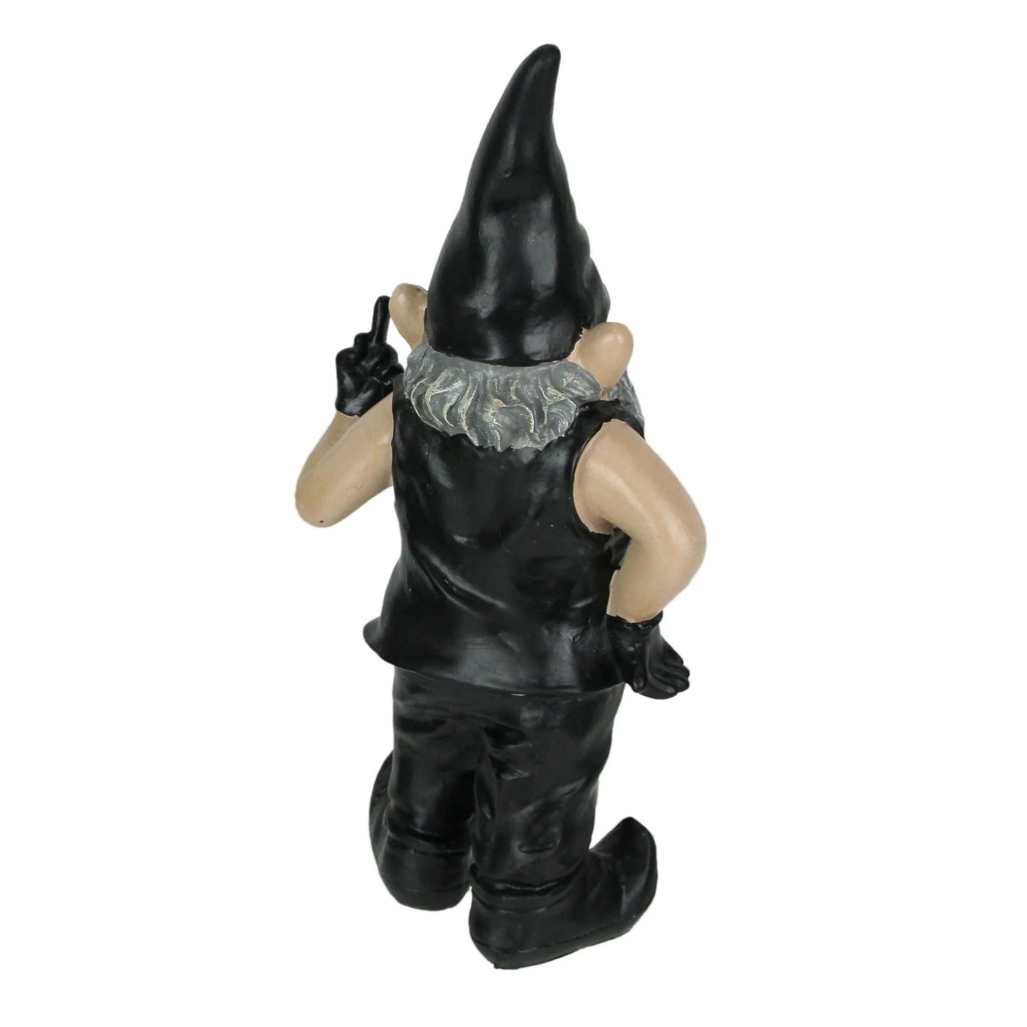 Gnoschitt The Naughty Biker Garden Gnome Lawn Decor 12 inch Statue Indoor Outdoor Figurine Decoration Funny Yard Art - Image 3
