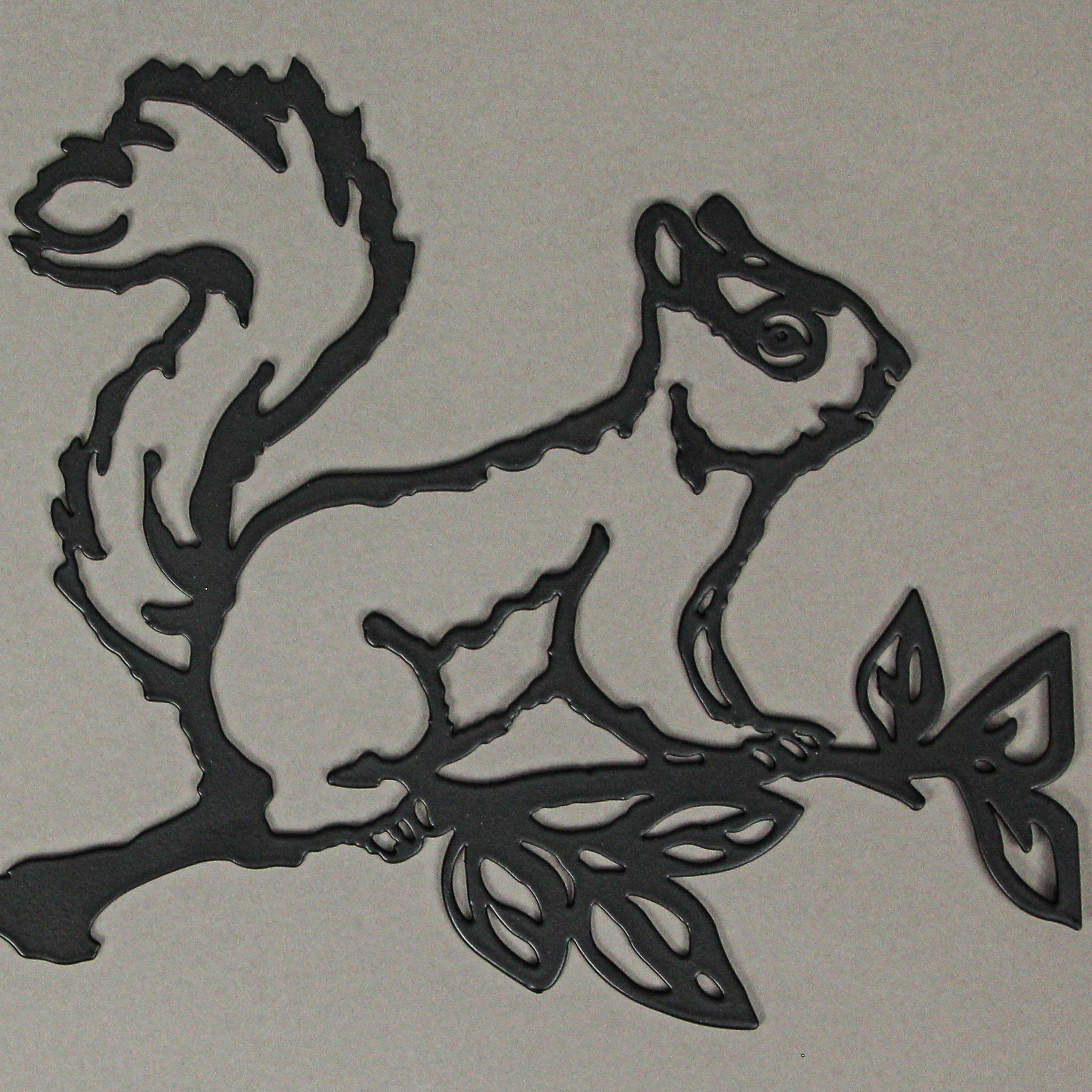 Set of 2 Black Metal 11 Inch Squirrel Tree Stakes Outdoor Yard Art Home Garden Fence Decor - Image 9