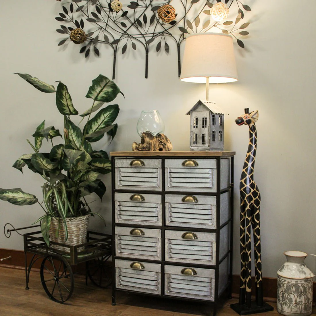 36-Inch Hand-Carved Wooden African Statues - Exquisite Zebra and Giraffe Sculptures - Indigenous Indonesia Art Decor - Elegant Home Figurines Set - Image 21