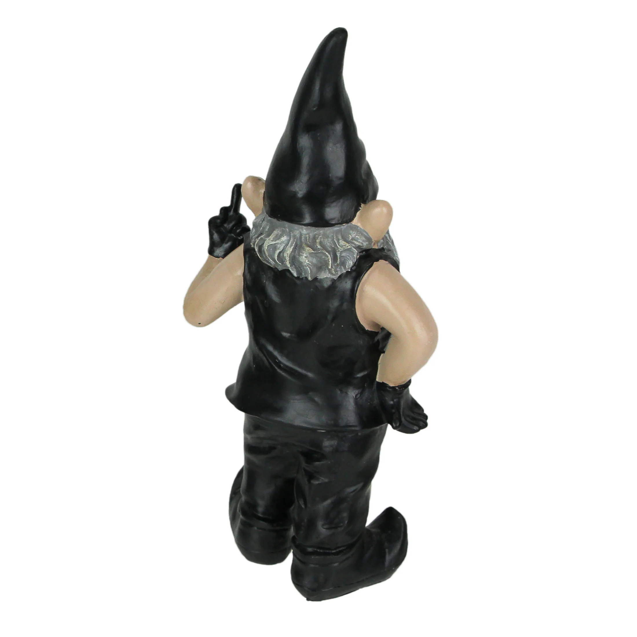 Gnoschitt The Naughty Biker Motorcycle Garden Gnome Unique Indoor Outdoor Decorative Statue 13 Inches Tall - Image 3